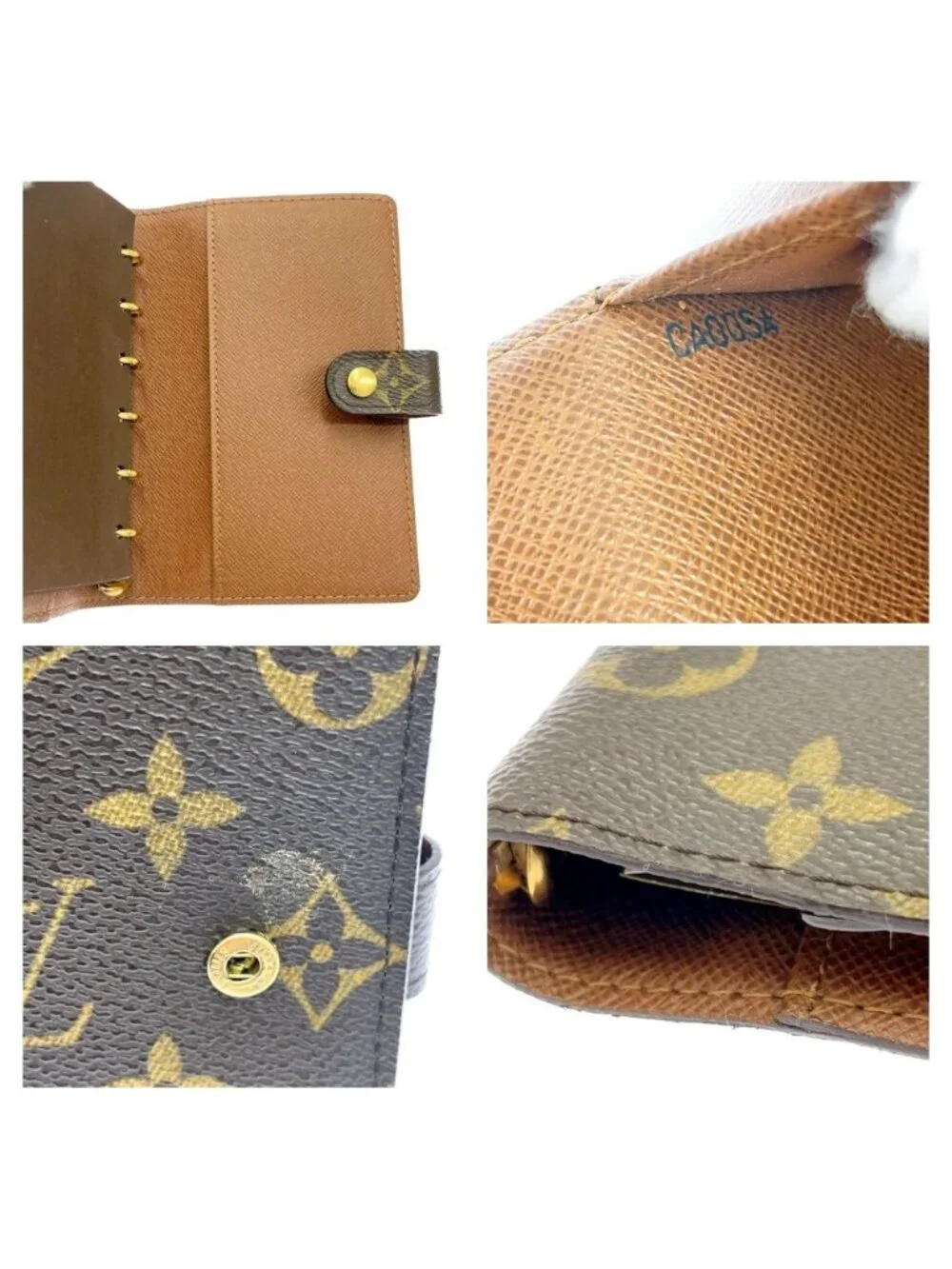 Louis Vuitton Monogram Agenda PM Notebook Cover Brown